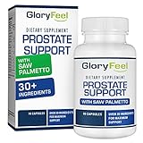 Prostate Support Supplement with Saw Palmetto for Men - 90 Capsules to Reduce Frequent Urination, Remedy Hair Loss, with 30+ Ingredients - Prostate Healt Supplements