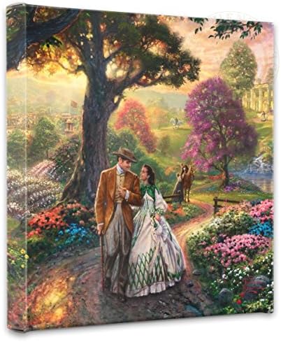 Thomas Kinkade Gone With the Wind 14x14 Gallery Canvas Wrap