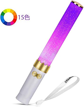Amazon Co Jp ペンライト ライブ コンサートライト Led サイリウム 応援グッズ スティック 15色カラーチェンジ 明るい 単四電池使用 点灯 点滅切り替え イベント パーティー お花見 お祭り用 ナイトライト おもちゃ