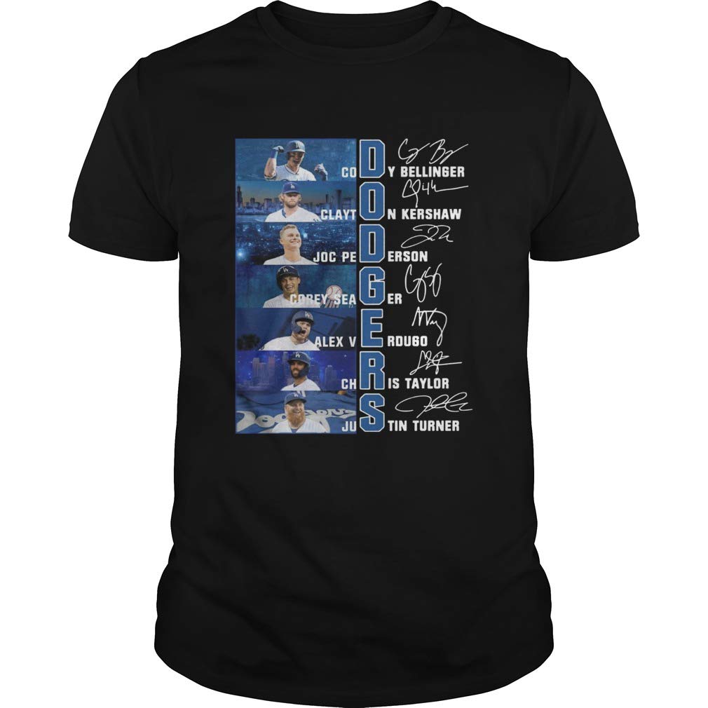 Amazon Com Dodgers Cody Bellinger Clayton Kershaw Joc Pederson Corey Seager Alex Verdugo Chris Taylor Justin T Unisex Hoodie Sweatshirt For Mens Womens Ladies Kids Handmade
