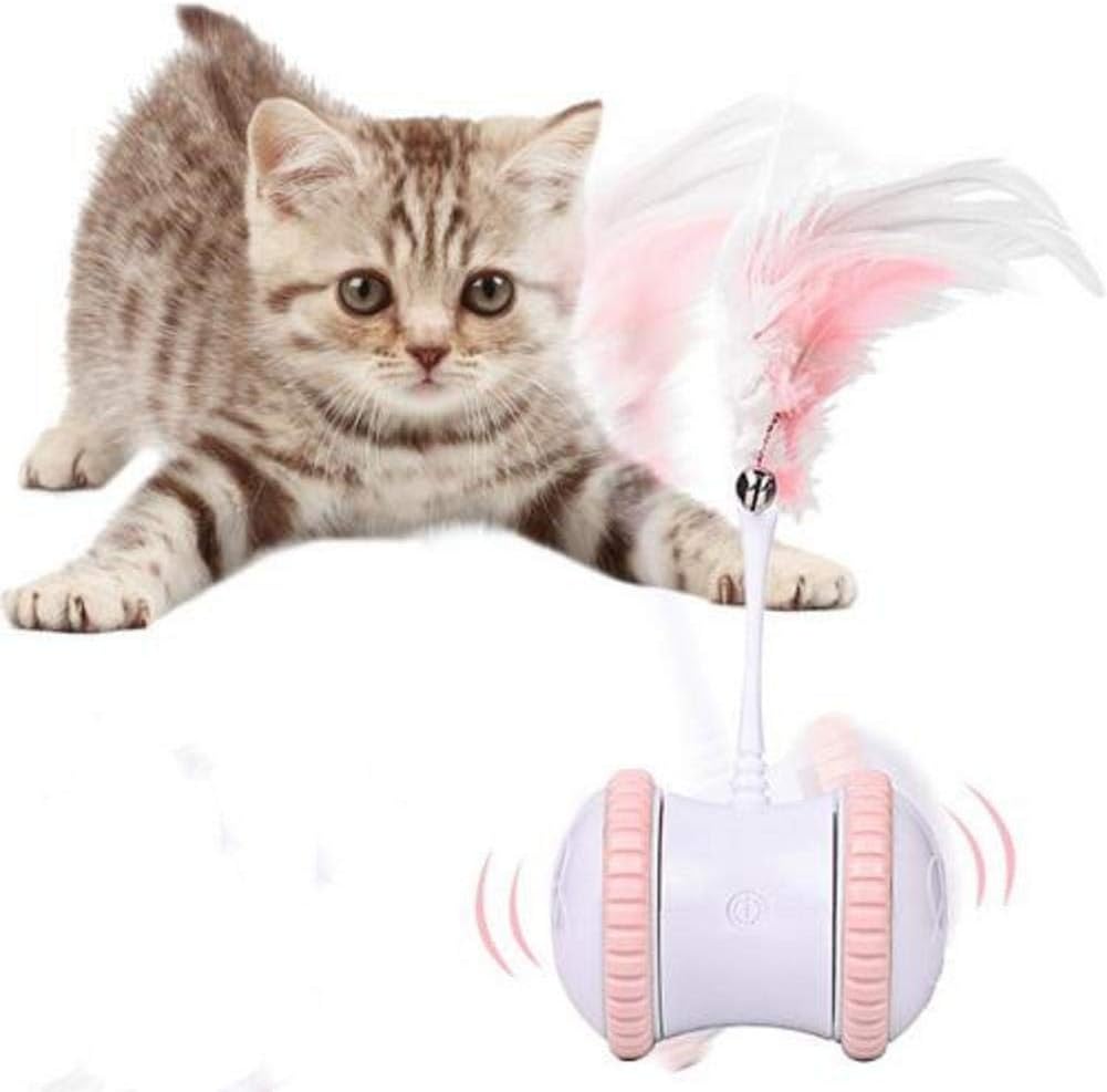 Automatic Cat Toys,Robotic Interactive Cat Toys Ball,USB Charging 360