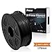SUNLU 2KG PETG 3D Printer Filament Bundle, Super Neat Filament Spool, Strong PETG Filament 1.75mm Dimensional Accuracy +/- 0.02mm, 1KG Spool(2.2lbs), Pack of 2, Black+Black
