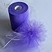 Ling's moment Tulle Fabric Roll Ribbon 6 inch x 100 Yards 300 Feet for Tutu Tulle Table Skirt Wedding Party Baby Shower Decorations Craft
