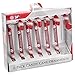 NCAA Collegiate Team Logo Candy Cane Tree Ornament Set - Pick Team! (Alabama Crimson Tide)