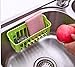 Drhob 1pcs Multifunctional Kitchen Sink Storage Basket Creative Dishwashing Sponge Drain Shelf （Color: random）