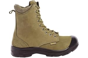 8" Steel toe work boot for Women | with zipper - S558