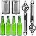 Bottle Opener and Can Opener Multitool by Natures Kitchen – Commercial Grade Stainless Steel