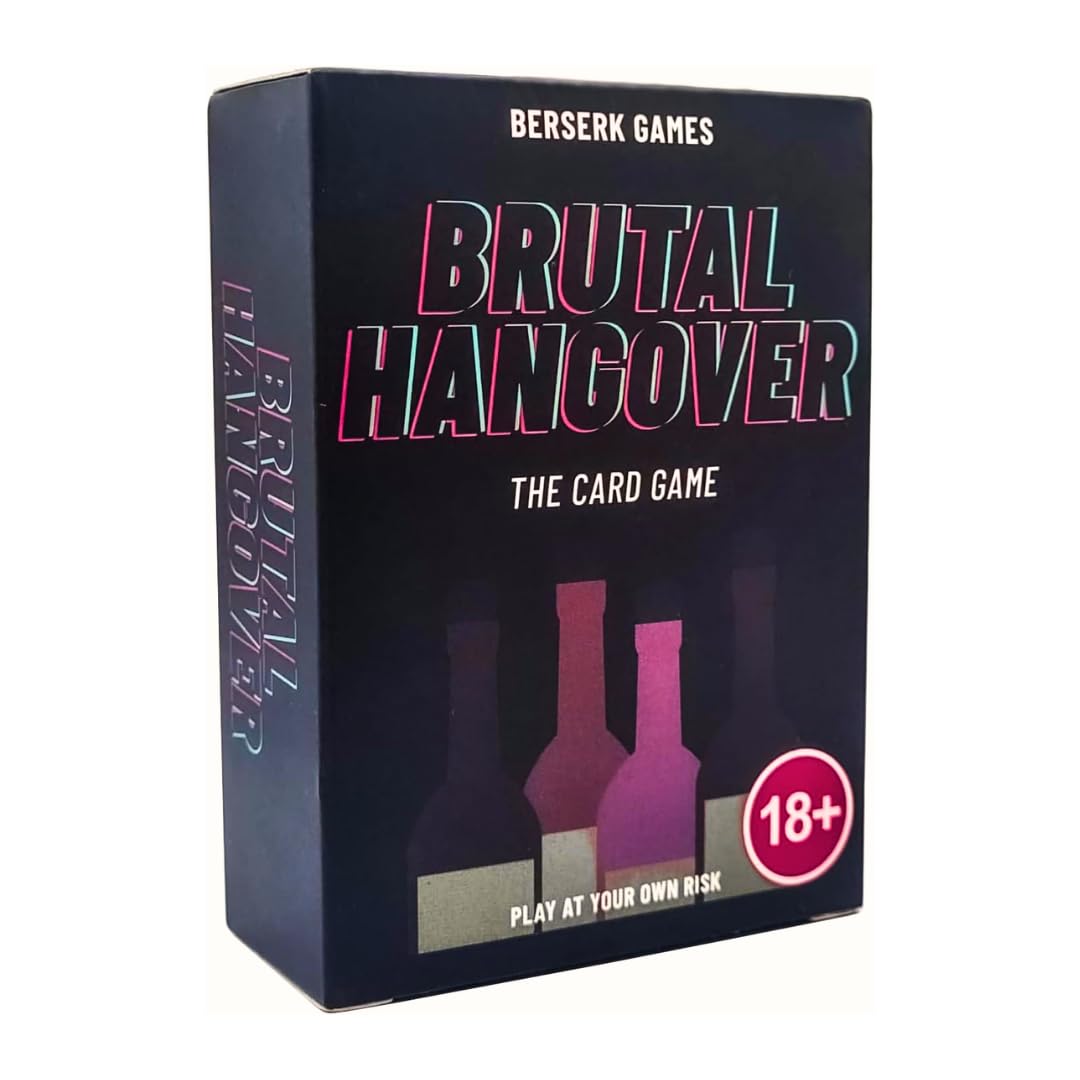 Brutal Hangover - The 3 in 1 Card Game | Great For Games Nights, Parties, Hen Do's, Stag Nights, Students & More!