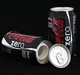 Coca Cola Zero Diversion Safe Can Hidden Stash+Free Pack of 1 1/4 Rasta Wrap