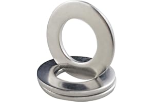 Fajoeda M12 304 Stainless Steel Flat Washers - 20 Pcs, M12 x 24 mm x 2 mm