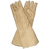 Newtex Heat Resistant Gloves, ZetexPlus 23'' High Temperature fiberglass gloves for fireplaces, firepits, welding, ovens, kilns, wood stoves, glass blowing and smelting.