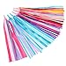 Zonon 6 Pairs Kid Bicycle Tassel Ribbon Scooter Bike Handlebar Streamer Bicycle Grips Tassel Decoration for Boys and Girlsthumb 1
