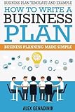 Business plan template and example: how to write a business plan: Business planning made simple
