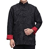 Kung Fu Tops Uniform Tang Men Chinese Traditional Clothing Hanfu Martial Arts