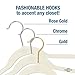 Closet Complete Baby Velvet Hangers, Premium Quality, True-Heavyweight, Virtually-UNBREAKABLE, Ultra-Thin, Space Saving No-Slip, Perfect Size for Babies 0-48 months 360° SPIN, Chrome Hook, Ivory 25pc
