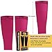 Top Calf Compression Sleeve Men Women, Perfect for Running, Training, Travel, Cycling, Hiking, Relieves Lower Leg Pain, Shin Splint, Best for Recovery (Pink, Medium, Calf Diameter 12