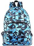 Yonger Foldable Lightweight Casual Double Zipper Waterproof Nylon Backpack