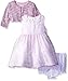 Marmellata Baby Girls' Party Dress with Shrug, Pink, 18 Months