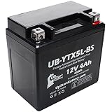 YTX5L-BS Battery Replacement (4Ah, 12v, Sealed) Factory Activated, Maintenance Free Battery Compatible with - 2006 Honda CRF150F, 2006 Honda CRF250X, 2005 Honda CRF250X, 2004 Honda CRF250X