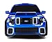 Suped-Up Remote Controlled Cobalt Blue Ford F-150 Pick Up Truck Racing Car