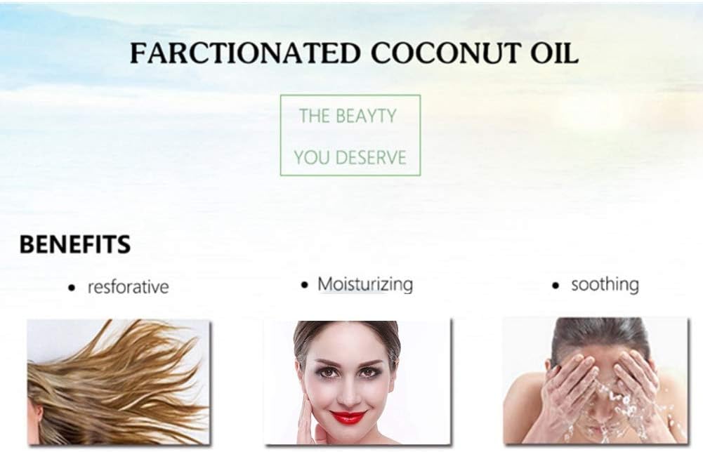 Coconut Extract Essential Oil for Massage or Scrape Massage Oil Relieve Fatigue and Tighten Skin, No Skin Damage is Added - Image 4