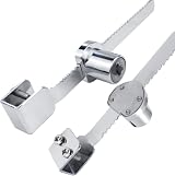 Litensh Sliding Glass Door Lock with Key for Reptile Vivarium and Display view 6