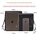 VICUNA POLO PU Leather Men Messenger Bag Cross Body Bag Shoulder Bag For Men(large, black)