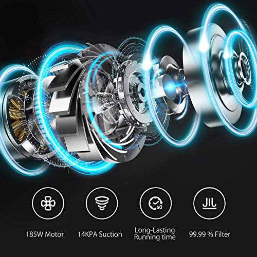 GeeMo Cordless Vacuum Cleaner, 14Kpa Powerful Suction 4 in 1 Brushless