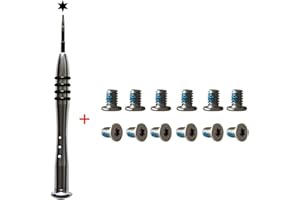 Bfenown 12PCS M2x3 Torx T5 Bottom Cover Screws + screwdriver for Dell XPS 13 9343 9350 9360 XPS 15 9550 9560 9570 Precision M5510 5520 5530 5540, for Razer Blade,HP Envy 13|for Beat Studio 2 3