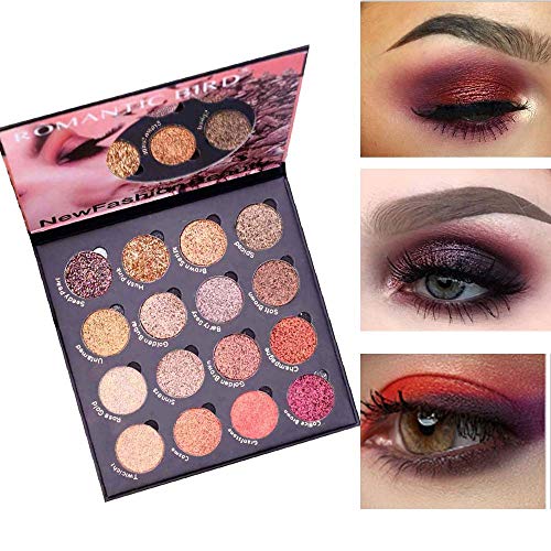 Shimmer Glitter Eye Shadow Powder Palette Matte Eyeshadow Cosmetic Makeup W