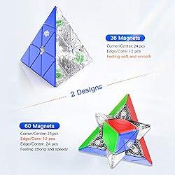 GAN Pyraminx 60 Magnets, Speed Magnetic Pyramid