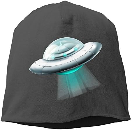 WellShopping Circle Space Alien Craft Plain Skullies Beanie Dance toboggan Hat Unisex Cap