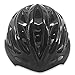 GoMax Aero Adult Safety Helmet Adjustable Road Cycling Mountain Bike Bicycle Helmet Ultralight Inner Padding Chin Protector and visor w/ Rear LED Tail Light adjust (Shiny Black with LED, X-Large)