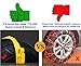 Car Snow Chains Snow Tire Chains Anti-slip Tire Chains for All Cars SUV Trucks Anti-skid Car Chains Snow Chains Car Winter Chains SUV for Universal Size Fit Automobiles Rim 13’’-22’’