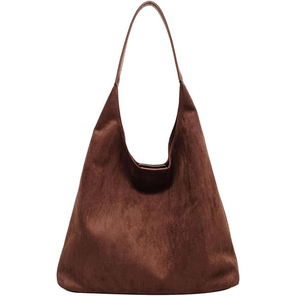 90s'Vintage Suede leather tote スェードレザー Amazon.com: （1pcs） Black Vintage suede leather zipper tote