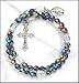 Purple Wrap Style Rosary Bracelet