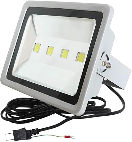 Amazon Co Jp Led投光器 0w 00w相当 lm 昼光色 6500k 広角130度 防水加工 看板灯 3m Acコード付 集魚灯 野外灯 駐車場灯 3年保証 ホーム キッチン