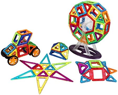 KKOWO Magnetic Building Blocks Set-Upgraded Magnetic Construction Stacking Toys for Children over Three Years Old [159pcs]