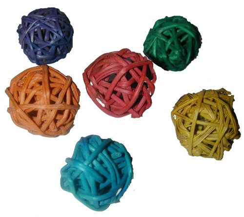 Super Bird Creations Mini Munch Balls Bird Toy, 24-Pack