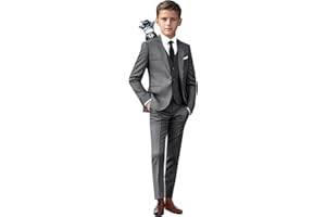 Black n Bianco Signature Boys' Slim Fit Suit Complete Outfit