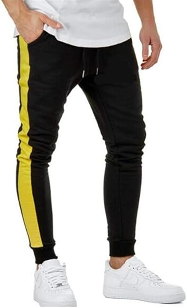 men's sweatpants with stripe on side