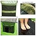 Quictent 2-Room Pop Up Automatic Rod Bracket Shower Tent Green Brown
