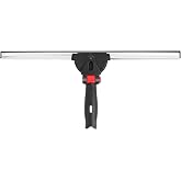 Rubbermaid Commercial Products Glass Squeegee, 18-Inch | Streak-Free Results, Rust-Resistant Construction, Adjustable Pivot Points, Ergonomic Handle, Quick-Connect Compatibility