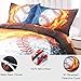 giveuwant 3D Sports Baseball Microfiber Duvet Cover Twin(59x83 Inch), 2 Pieces (1 Pillowcase, 1 Duvet Cover) 3D Baseball Bedding Set, Soft Sports Comforter Cover (No Comforter) for Boys, Kids, Teens