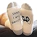 2 Pairs of Funny Socks Shhh The Game Is On, Shhh I Am Gaming for Men Women