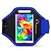 Gear Beast Nylon/Neoprene Sports Armband with Key Holder for Smartphones - Blue