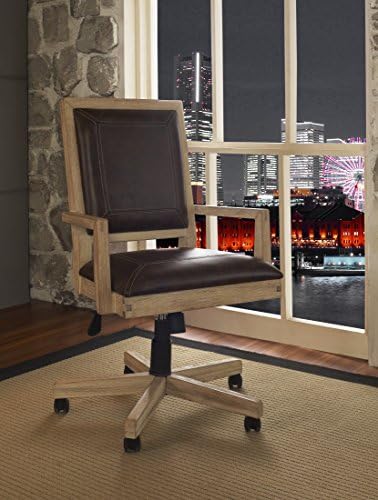 Fairfax Home Collections Blair Office Chair in Weathered Vellum