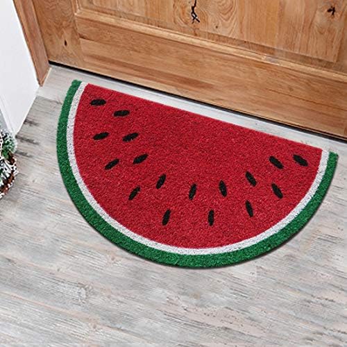 ATMAH Watermelon Design Coir Doormat - Size 35 cm X 68 cm