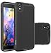 Alcatel Idol 4 Case, OEAGO Alcatel Nitro 4 Case Cover Accessories [Shockproof] [Impact Protection] Hybrid Dual Layer Defender Protective Hard Case Cover for Alcatel Idol 4 / Alcatel Nitro 4 - Black