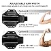 Triomph Armband for iPhone 8, 7, 6, 6S, Se, 5, 5C etc. with Screen Protector and Key Cards Money Holder for Running, Workouts, Jogging etc. - Black